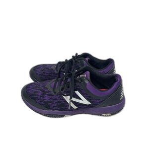 New Balance 4040 Purple Black Turf Lace Athletic Shoes Womens
